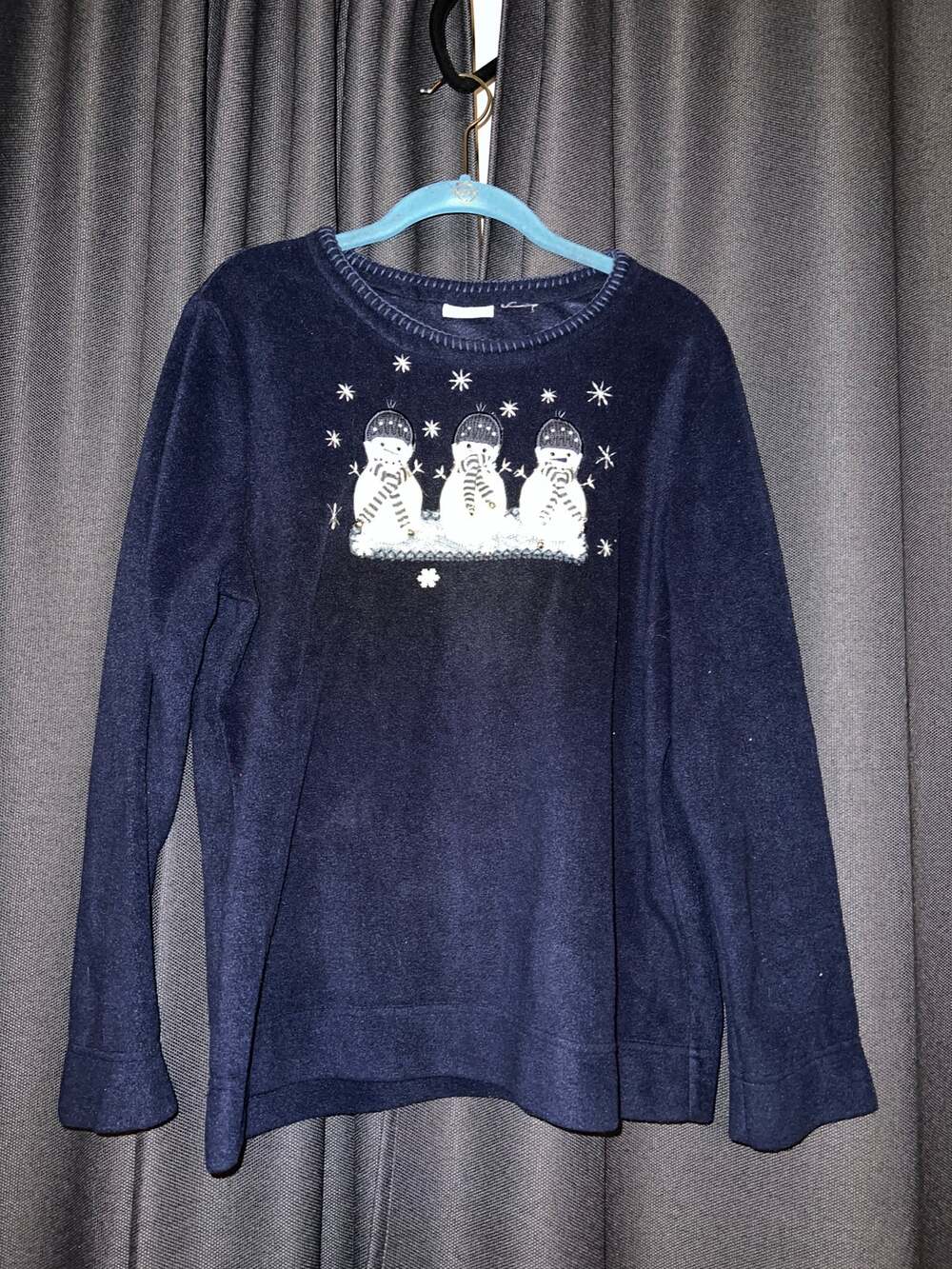 Ugly Christmas Sweater Fleece Size Medium